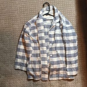MUJI Blue and White Pajamas